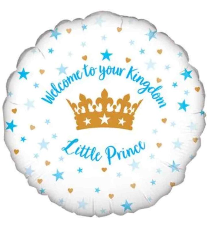 18" Oaktree Welcome Little Prince Stars