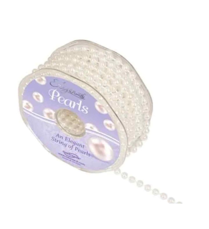Eleganza Pearls White - 6mm x 10m