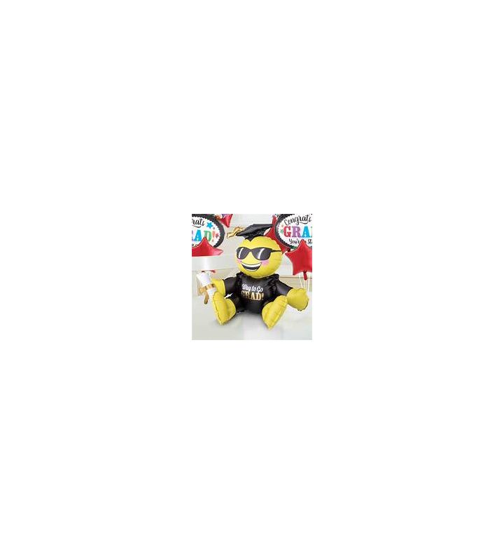 18" Sitting Grad Multi-Balloon