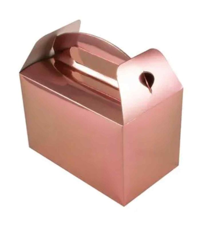 Oaktree Party Box 100mm x 154mm x 92mm Rose Gold Qty 6