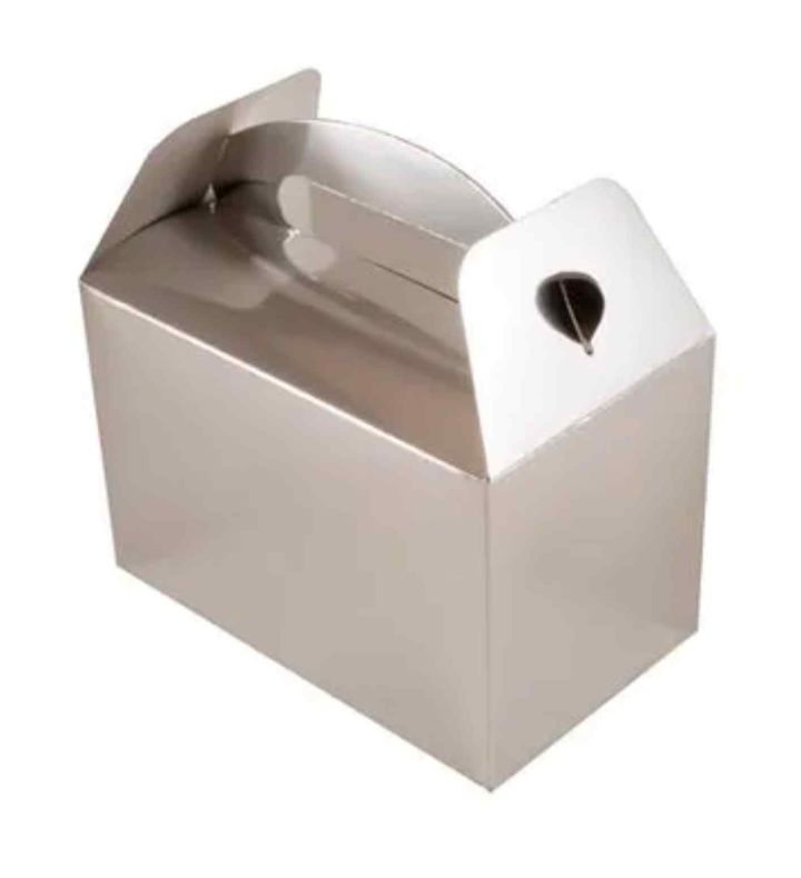 Oaktree Party Box 100mm x 154mm x 92mm Silver Qty 6