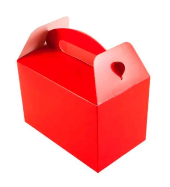 Oaktree Party Box 100mm x 154mm x 92mm Red Qty 6