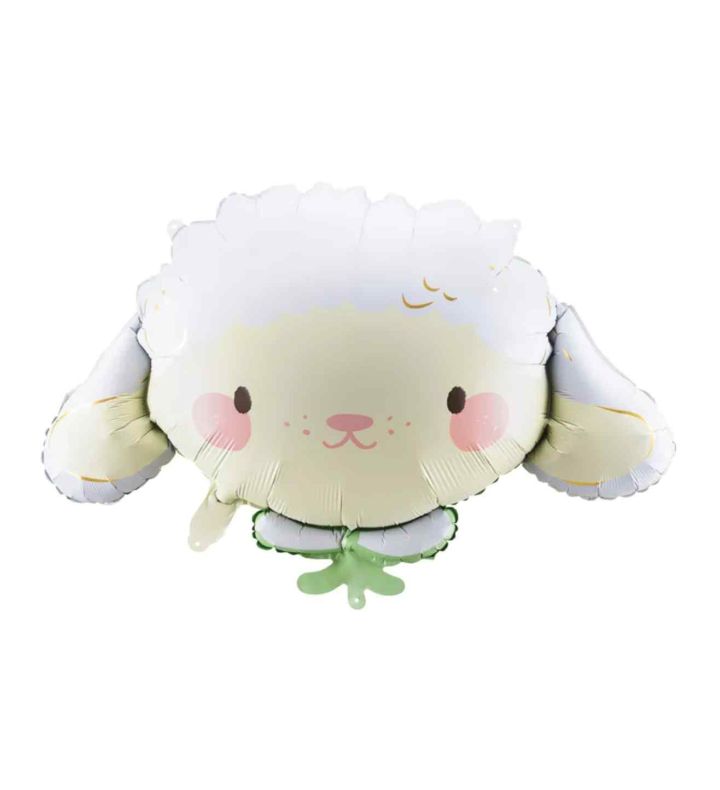 26 x 15.5" Party Deco Foil Balloon Sheep Head
