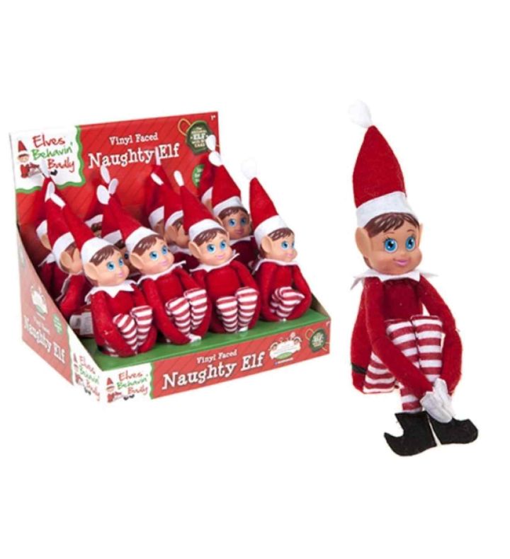 12" PMS Red Girl Elf