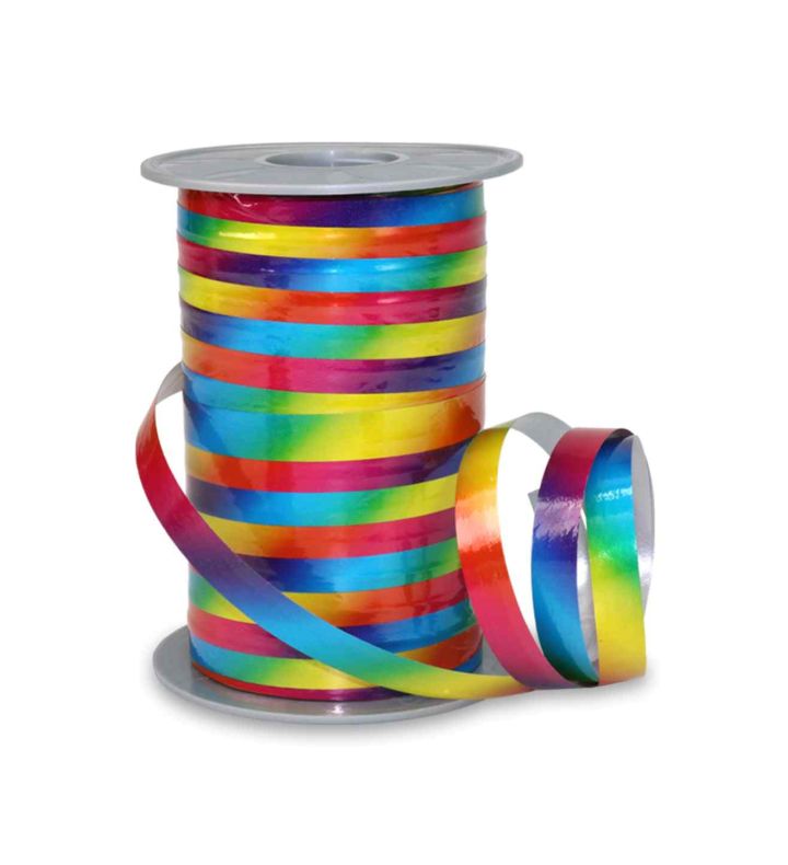 Poly Rainbow Ribbon 10mm x 200m