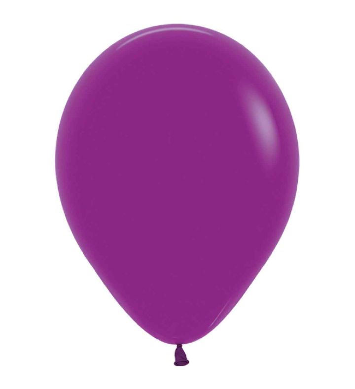 12" Sempertex Fashion Purple Orchid 056 Latex Balloons 50ct