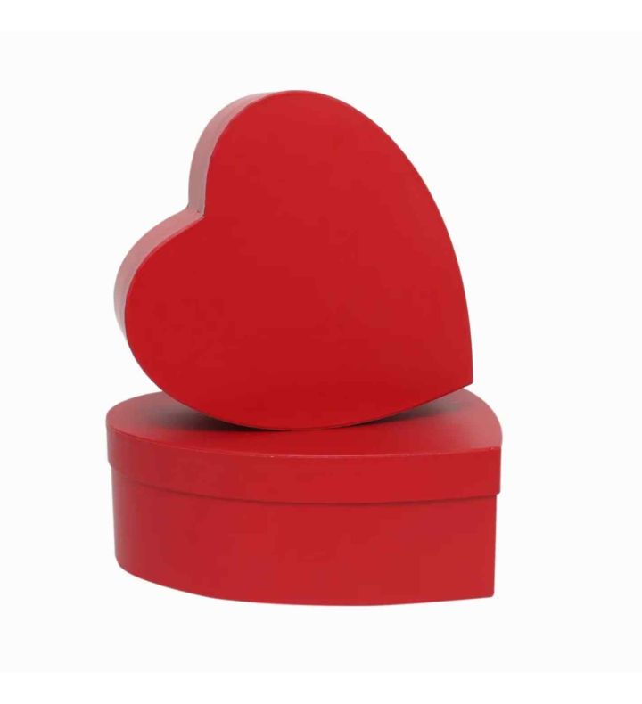 Red Heart Hat Box Set of 2