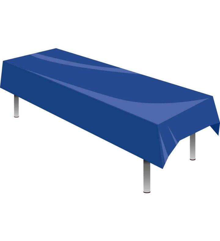 Table Cover Plastic Royal Blue Oaktree 1.37m x 2.74m