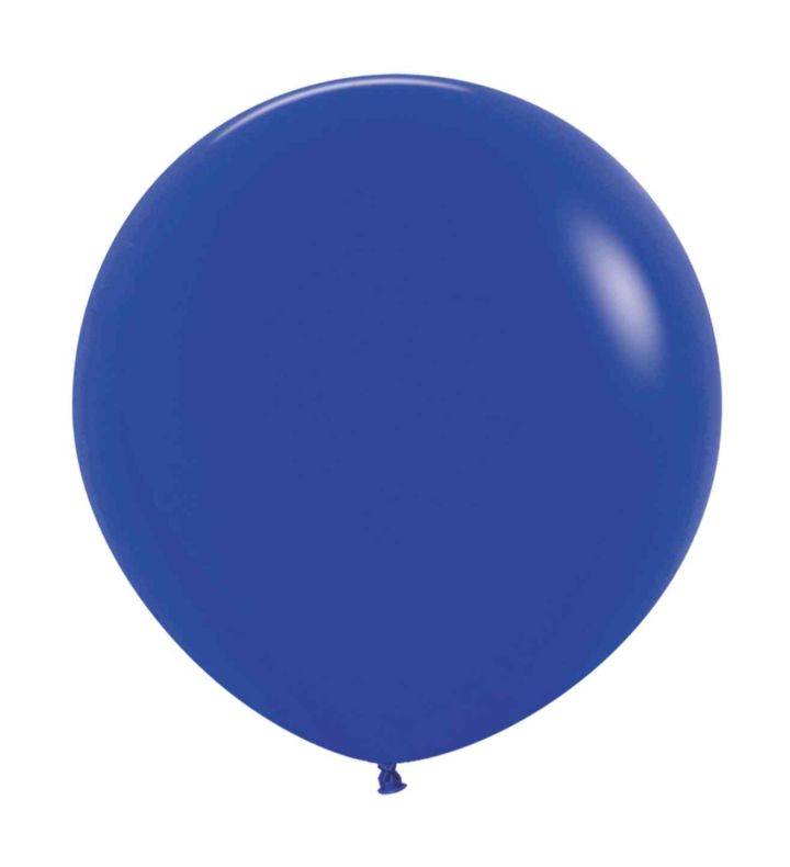 24" Sempertex Royal Blue 041 Latex Balloons 3ct
