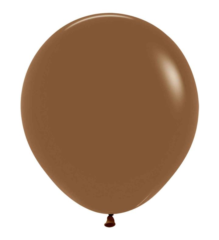 18" Sempertex Coffee 074 Latex Balloons 25ct