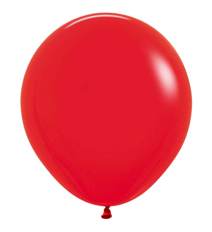 18" Sempertex Red 015 Latex Balloons 25ct
