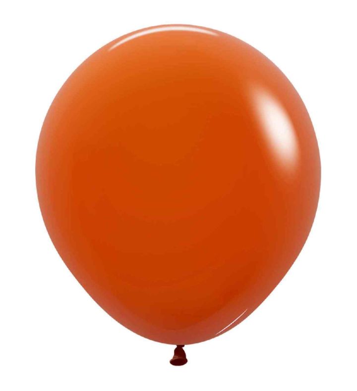 5" Sempertex Fashion Sunset Orange 062 Latex Balloons 50ct