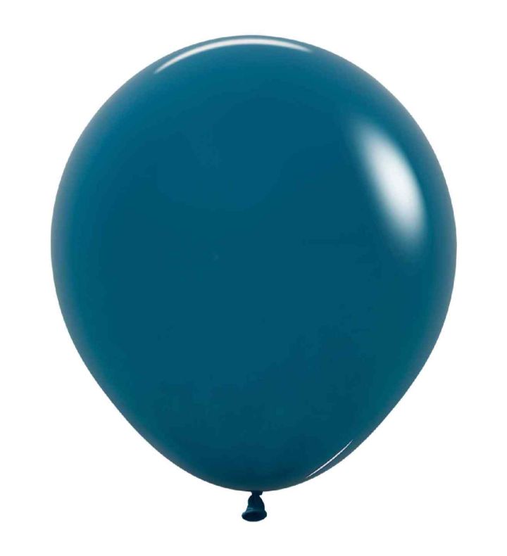 18" Sempertex Deep Teal 035 Latex Balloons 25ct