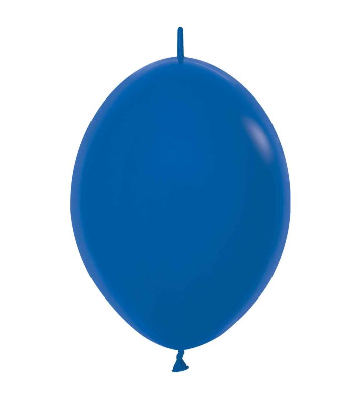 6" Sempertex Royal Blue 041 Link Latex Balloons 100ct
