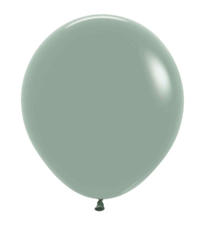 18" Sempertex Pastel Dusk Laurel Green 127 Latex Balloons 25ct