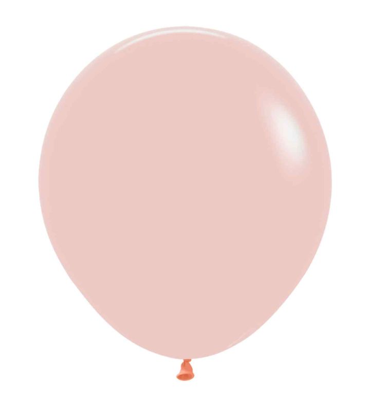 18" Sempertex Pastel Matte Melon 663 latex Balloons 25ct