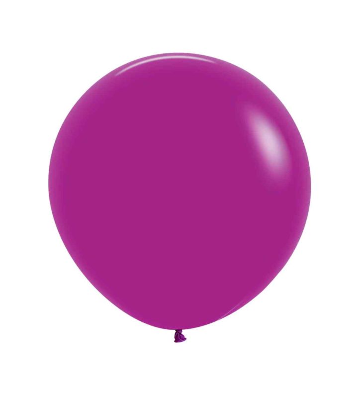 24" Sempertex Purple Orchid 056 Latex Balloons 3ct