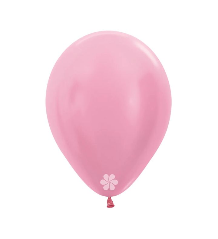 12" Sempertex Satin Pink 409 Latex Balloons 50ct