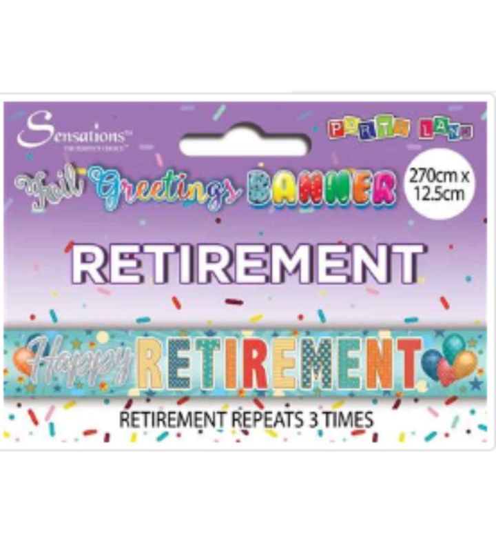 Retirement Banner