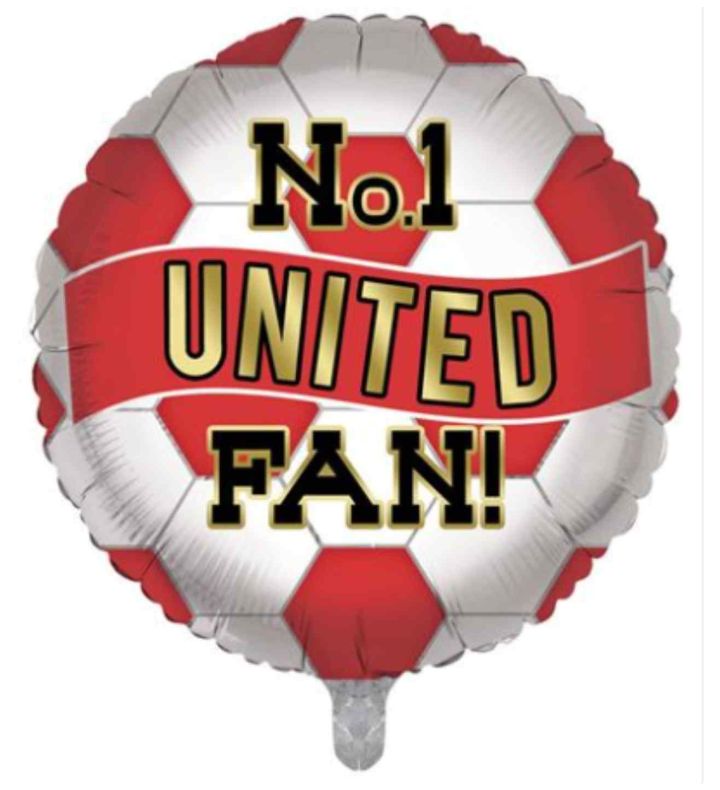 No.1 United Fan! 18" foil