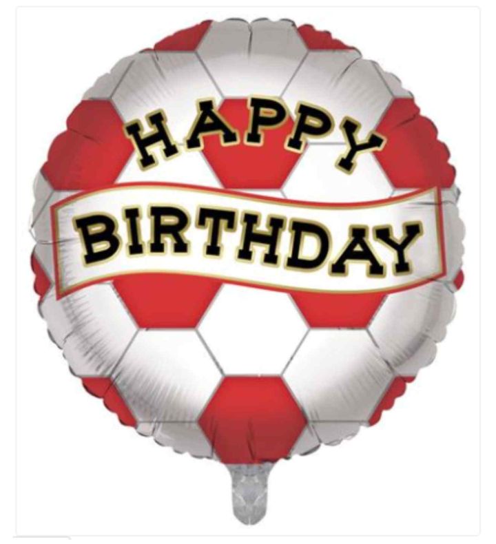 18" Sensations No.1 United Fan Birthday Foil
