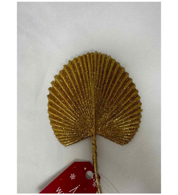Single Glitter Palm Gold Small