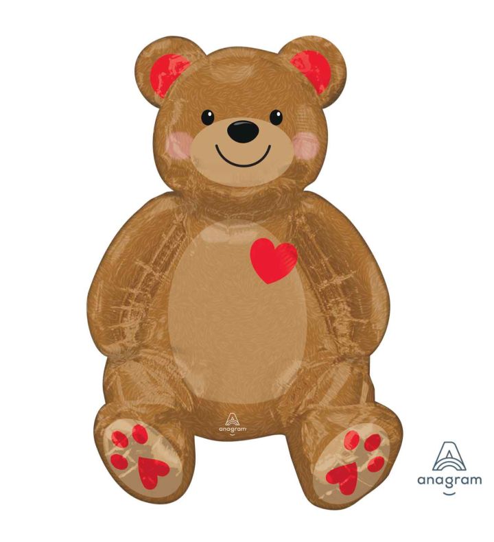 Sitting Bear Foil Multi Balloon