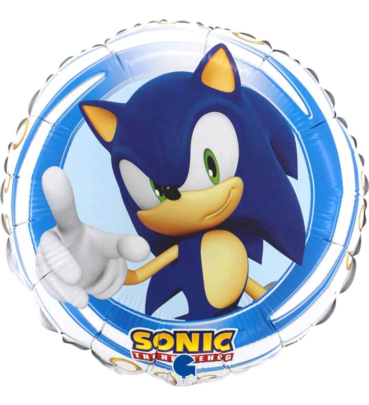 18" Sonic The Hedgehog 2 Sided Foil Balloon