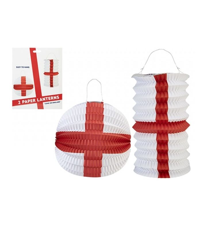 St George Paper Lantern 2pc