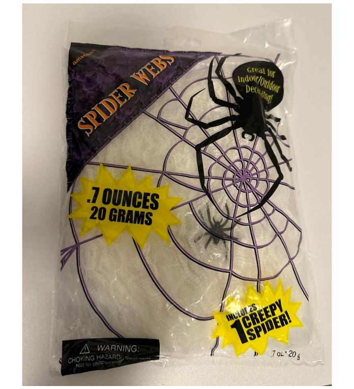 Stretchable Spiders Web - White
