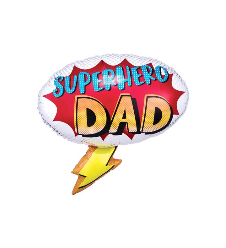 Superhero Dad SuperShape Foil Balloon