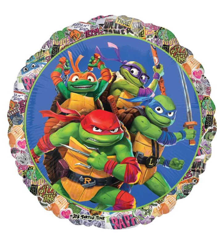 17" Anagram Teenage Mutant Ninja Turtles Foil Balloon