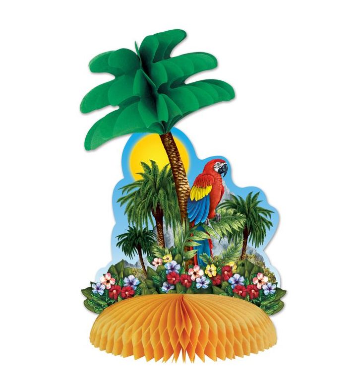 Tropical Island Centrepiece