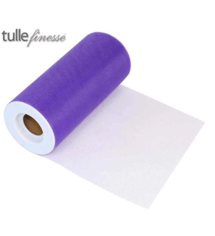 Tulle Finesse Purple 6" x 25yds