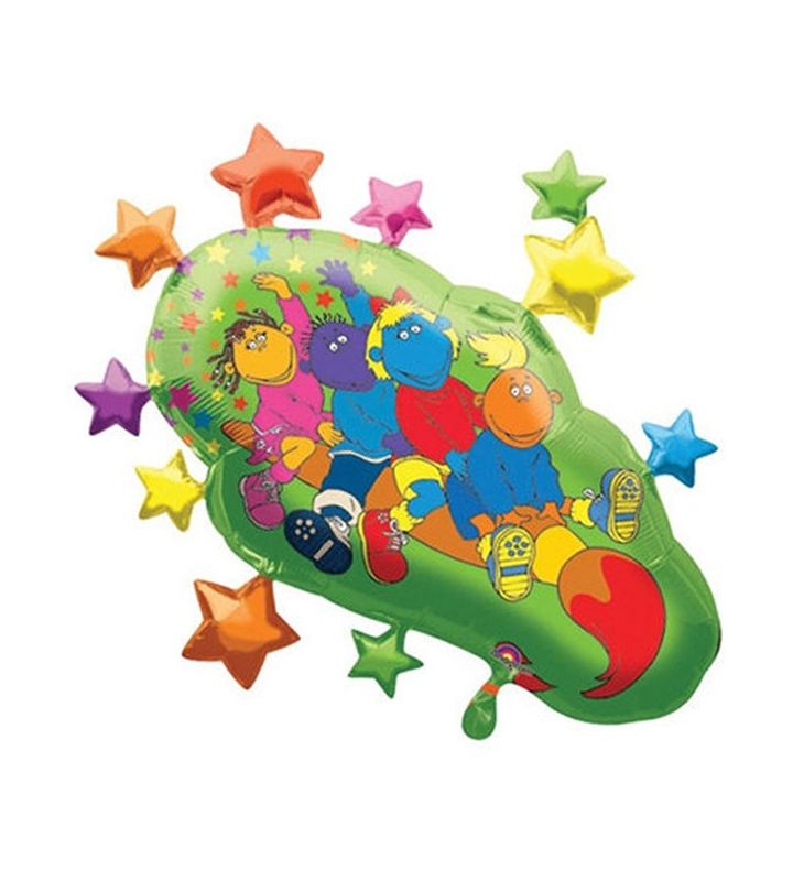 28" Tweenies Paintbrush SuperShape Foil Balloon