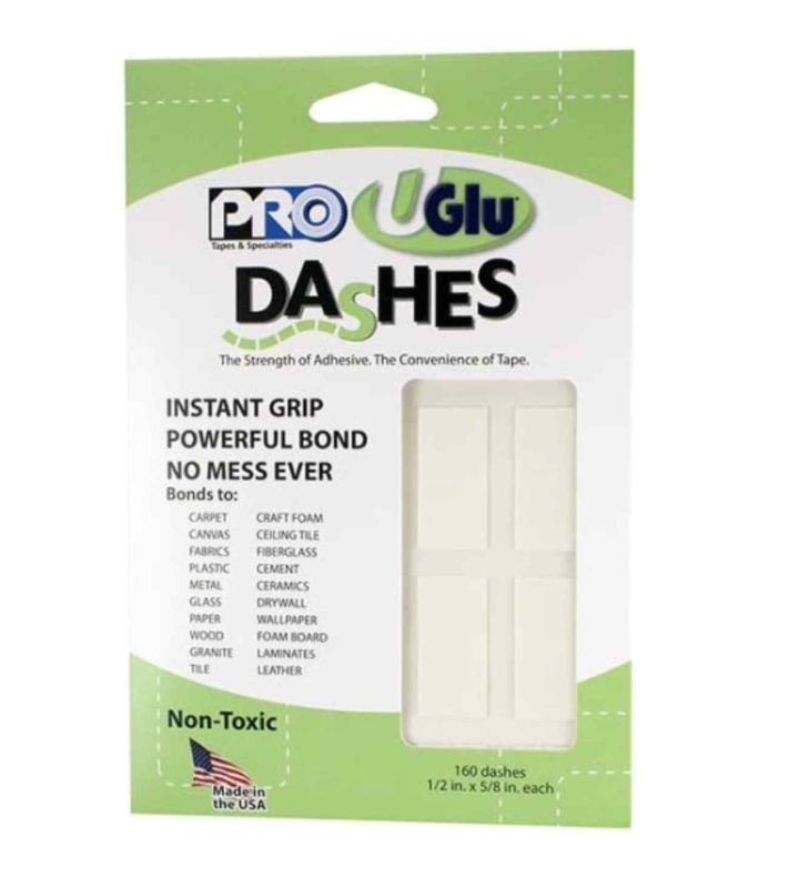 UGlu Dashes 1/2" x 5/8" 160 per pack