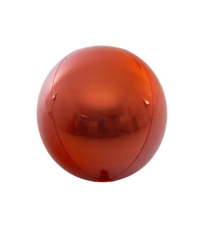 15" Orange Anagram  Orbz Foil Balloon