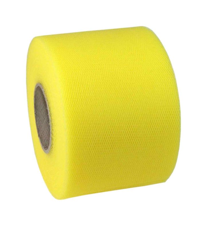 Verona Yellow Tulle 72mm x 50m
