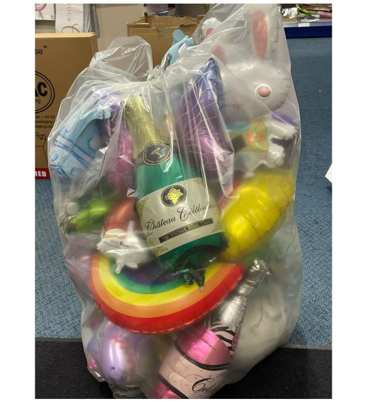 Balloon Bag Counter Sack Bamboo Party 200