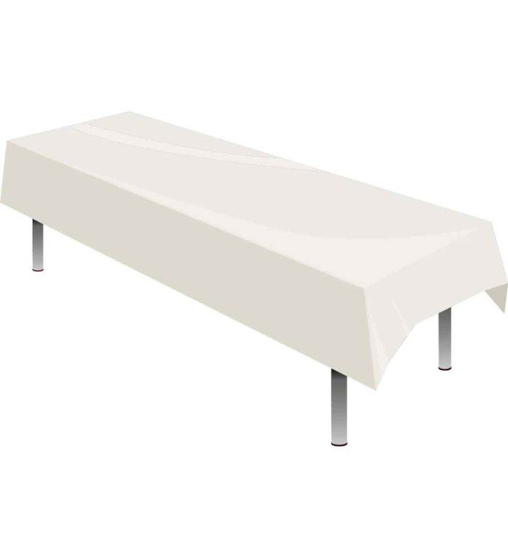 Table Cover Plastic White Oaktree 1.37m x 2.74m