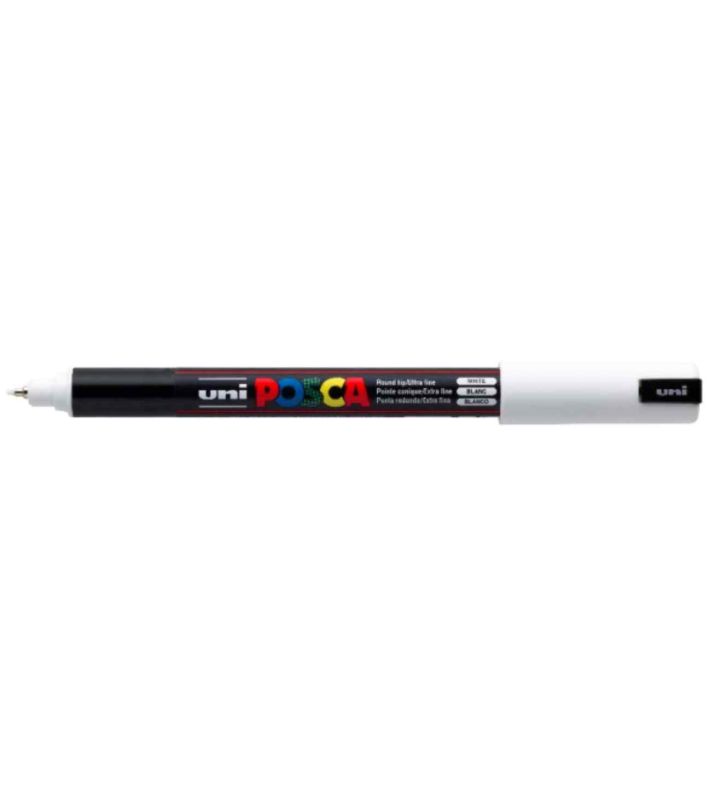 White POSCA Ultra Fine Bullet Tip