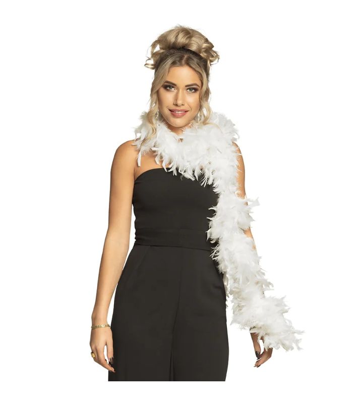 White Feather Boa 80g 180cm