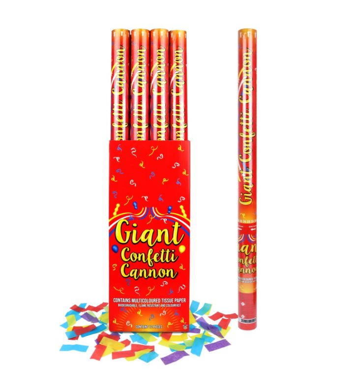 Party Cannon Multicoloured Confetti 80cm 