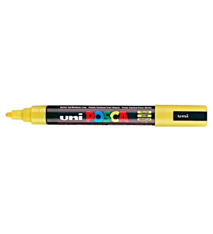 Yellow POSCA Medium Bullet Tip