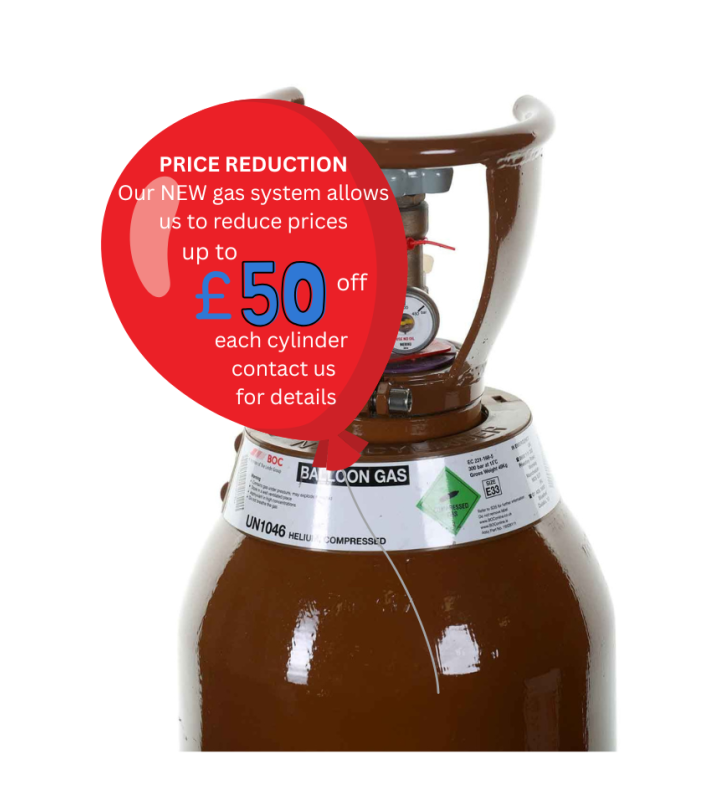 E33 Balloon Helium Gas BOC - Not available online call for collection details