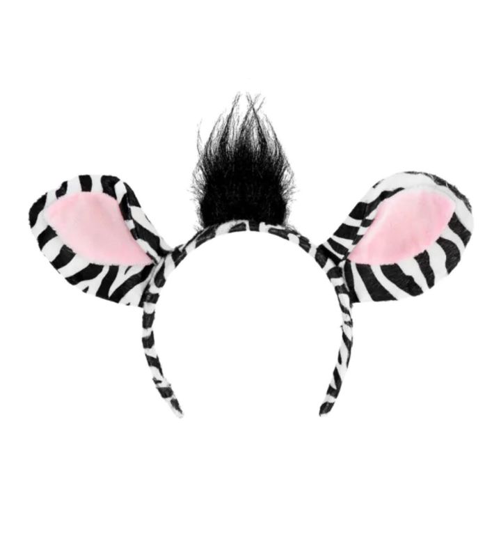 Zebra Headband and Tail