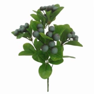 32cm Berry Bush Blue Bunch