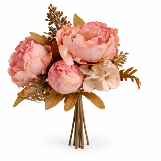 Peony Bouquet Rose Quartz 
