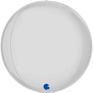 11" Globe 4D Satin White