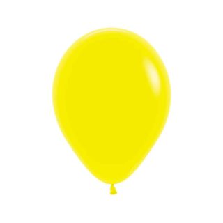 12" Sempertex Fashion Yellow 020 Latex Balloons 50ct